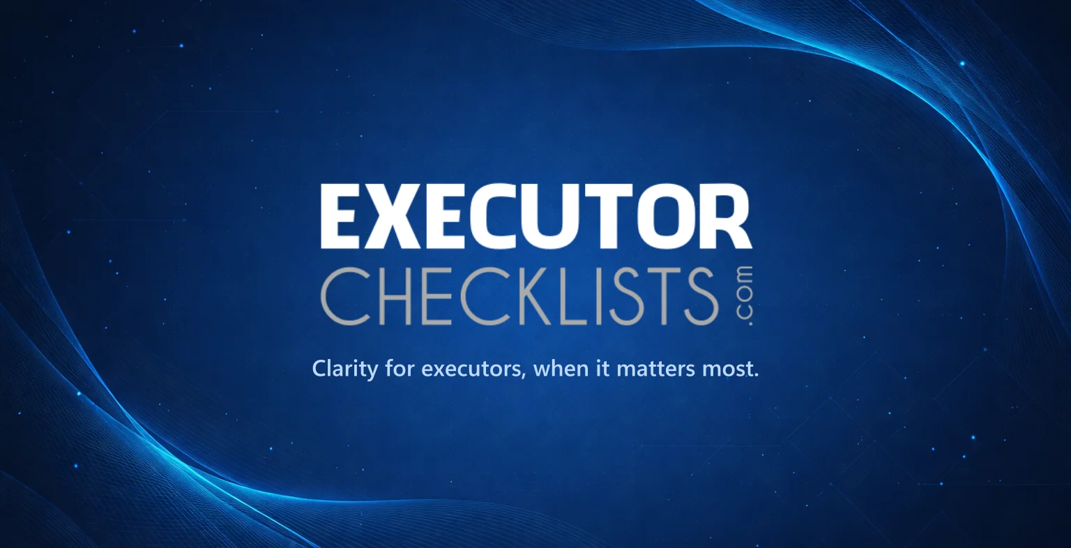 Practical Executor Checklists For Estate Administration - Executor ...