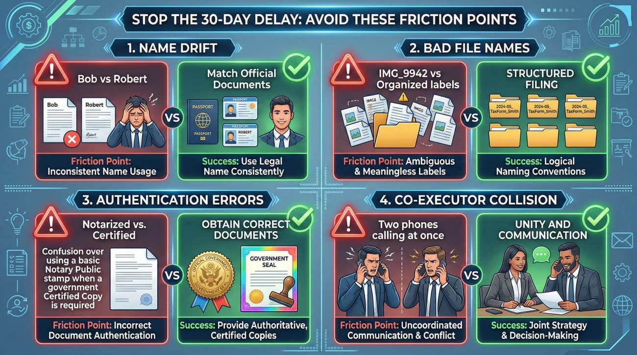 Common Estate Administration Friction Points