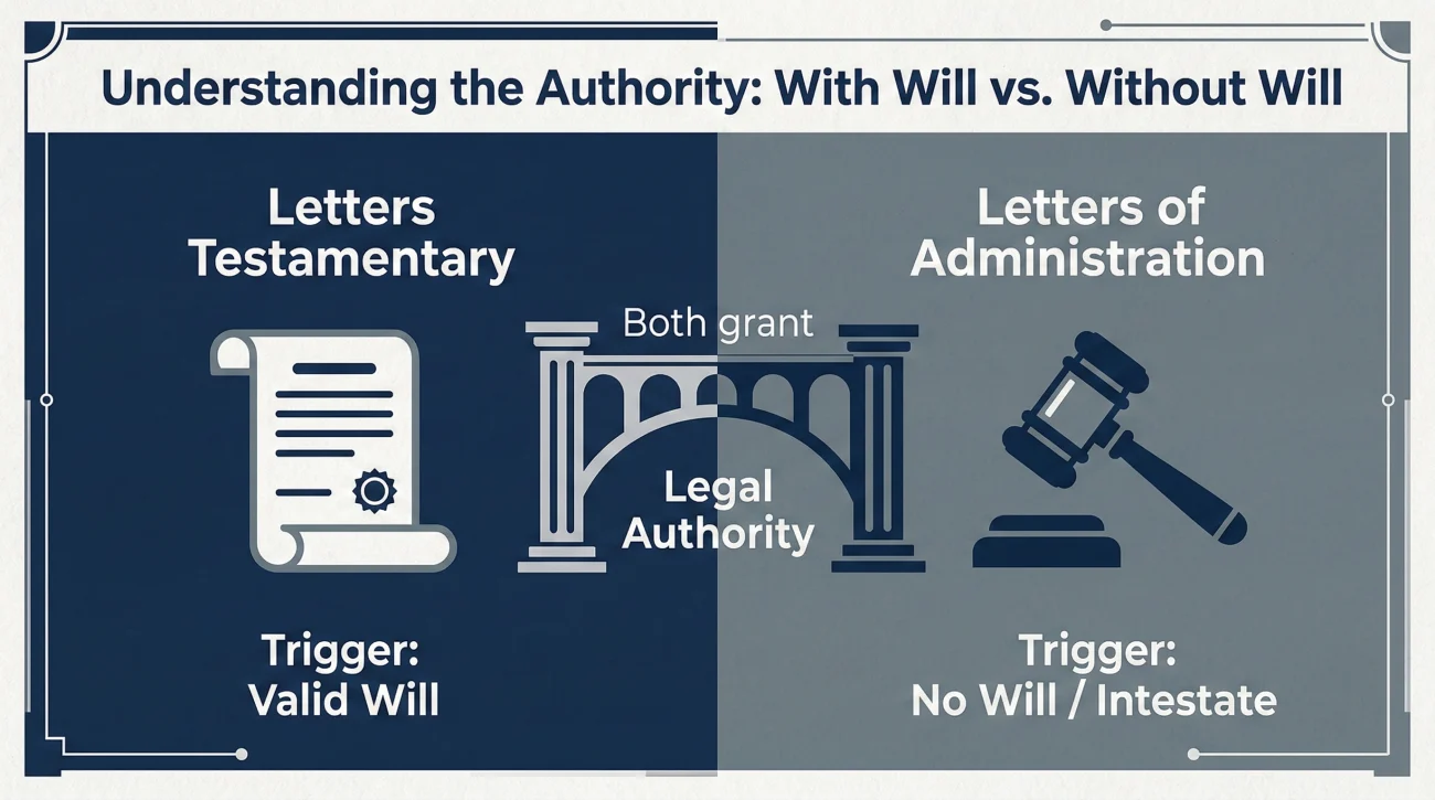 Comparison Of Letters Testamentary Versus Letters Of Administration