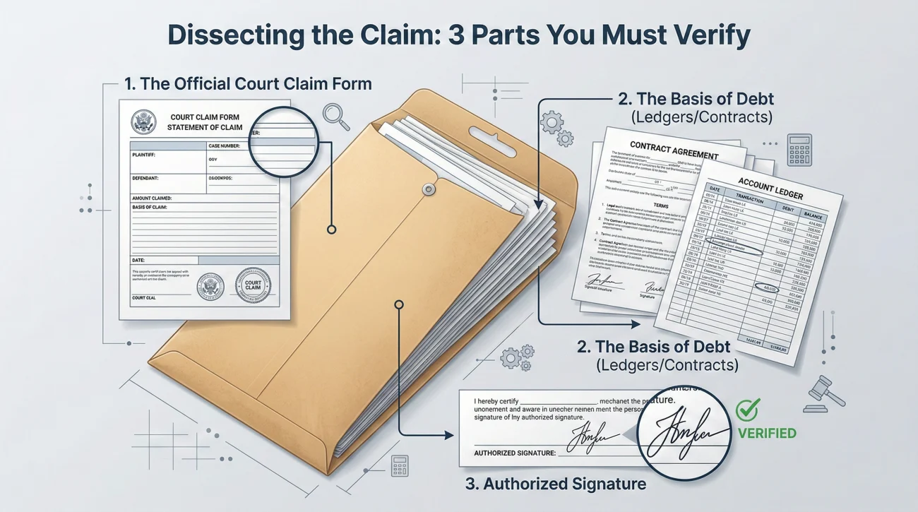 Components Of A Formal Creditor Claim Packet