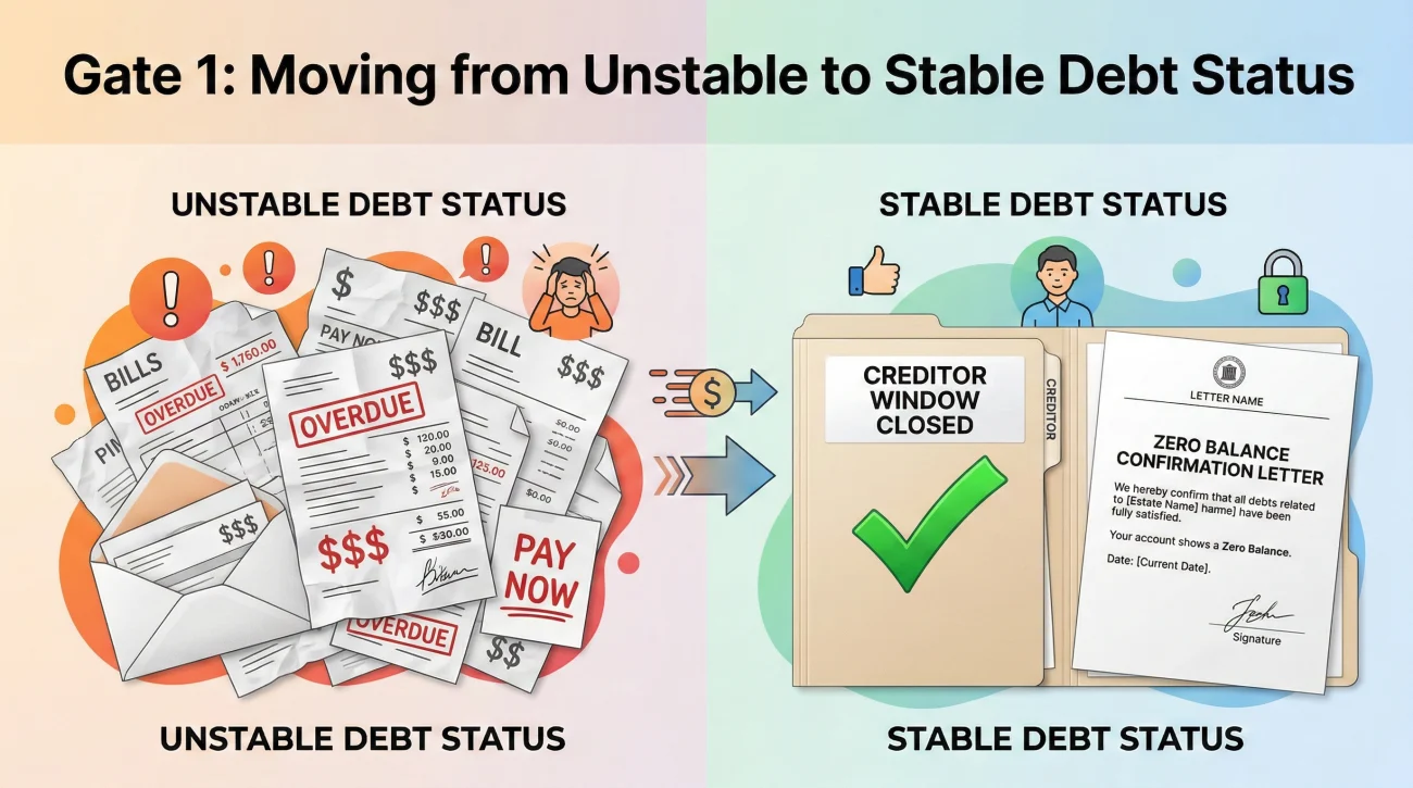 Debt Stability Verification Process For Estates