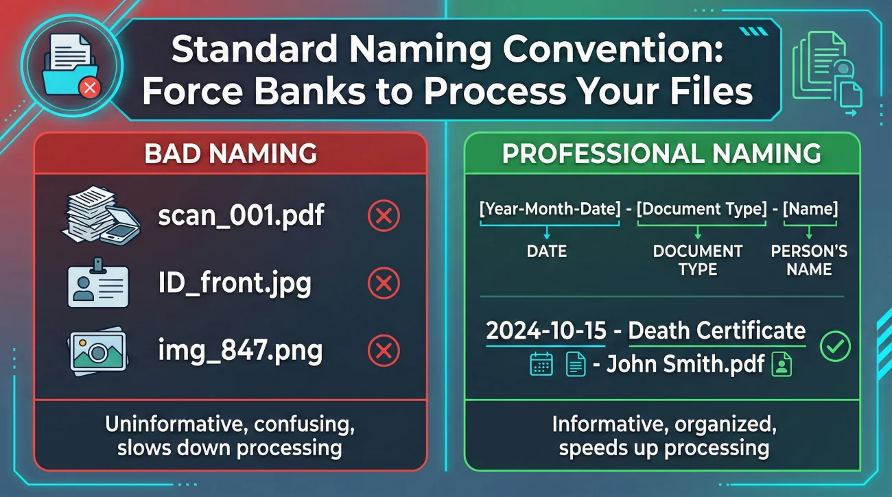Digital File Naming Standard For Estate Administration