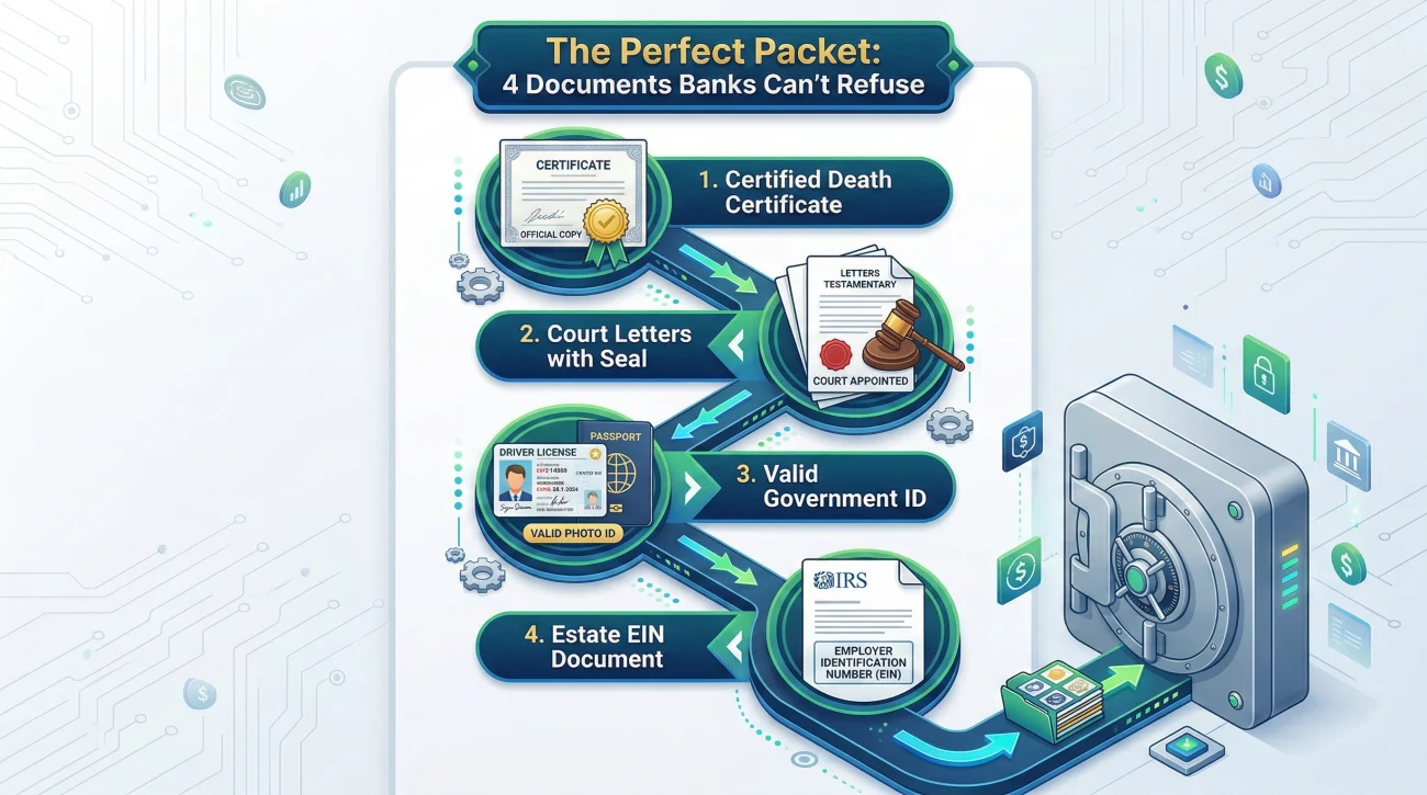 Essential Document Packet For Estate Bank Access