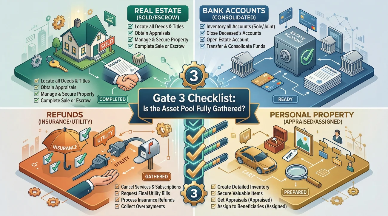 Estate Asset Consolidation Checklist For Distribution
