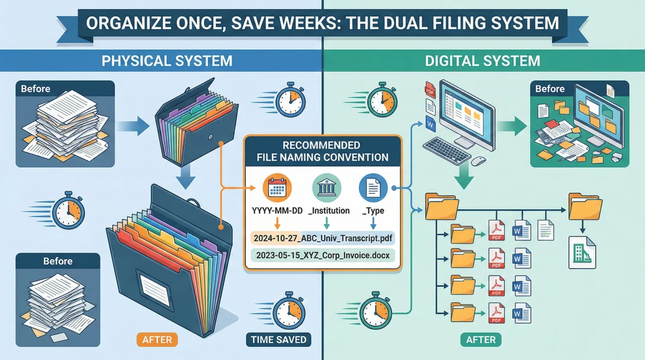 Estate Document Filing System Organization