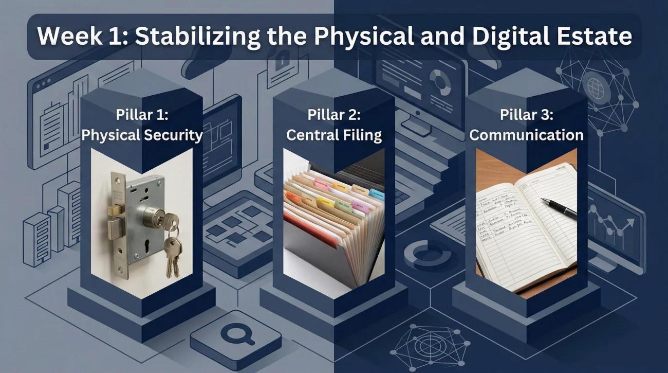 First Week Physical Security And Organization Checklist
