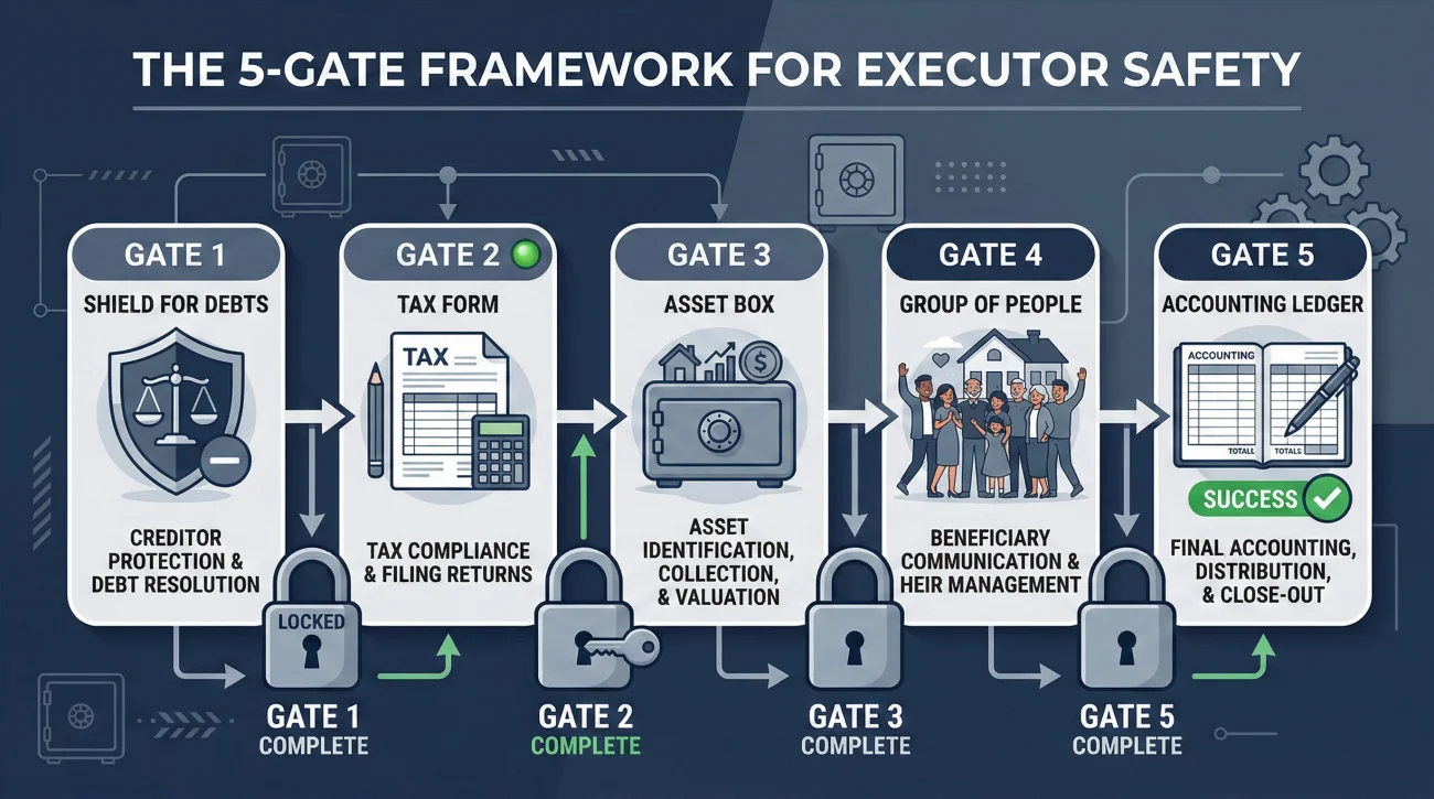 Five Operational Gates For Safe Estate Distribution
