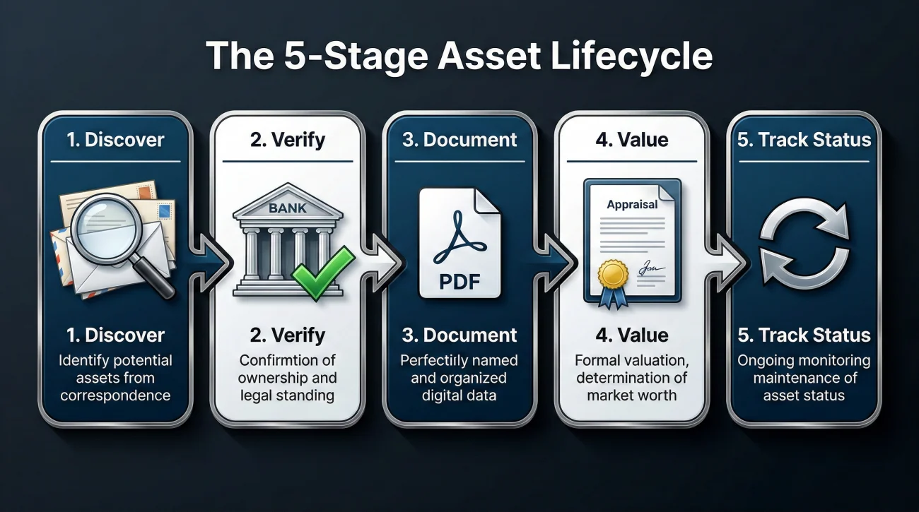 Five Stage Workflow For Managing Estate Assets