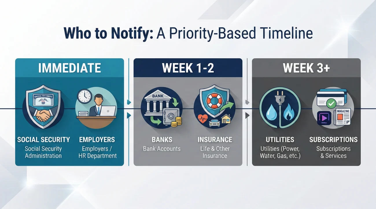Priority Notification Timeline For Estate Executors
