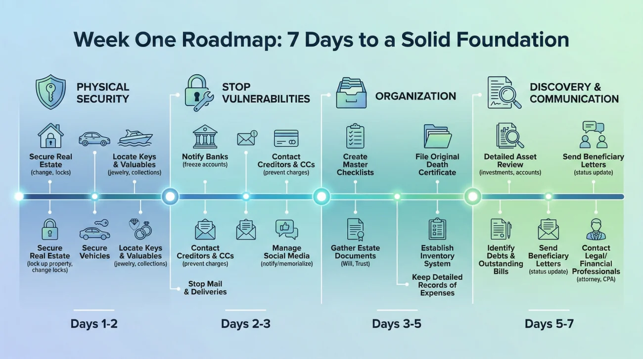 Seven Day Timeline For Estate Stabilization