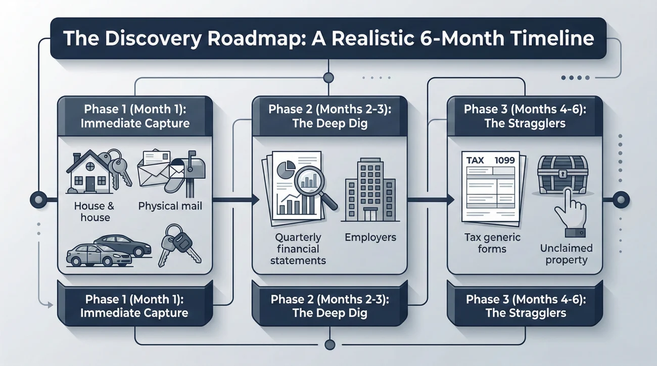 Six Month Timeline For Estate Asset Discovery
