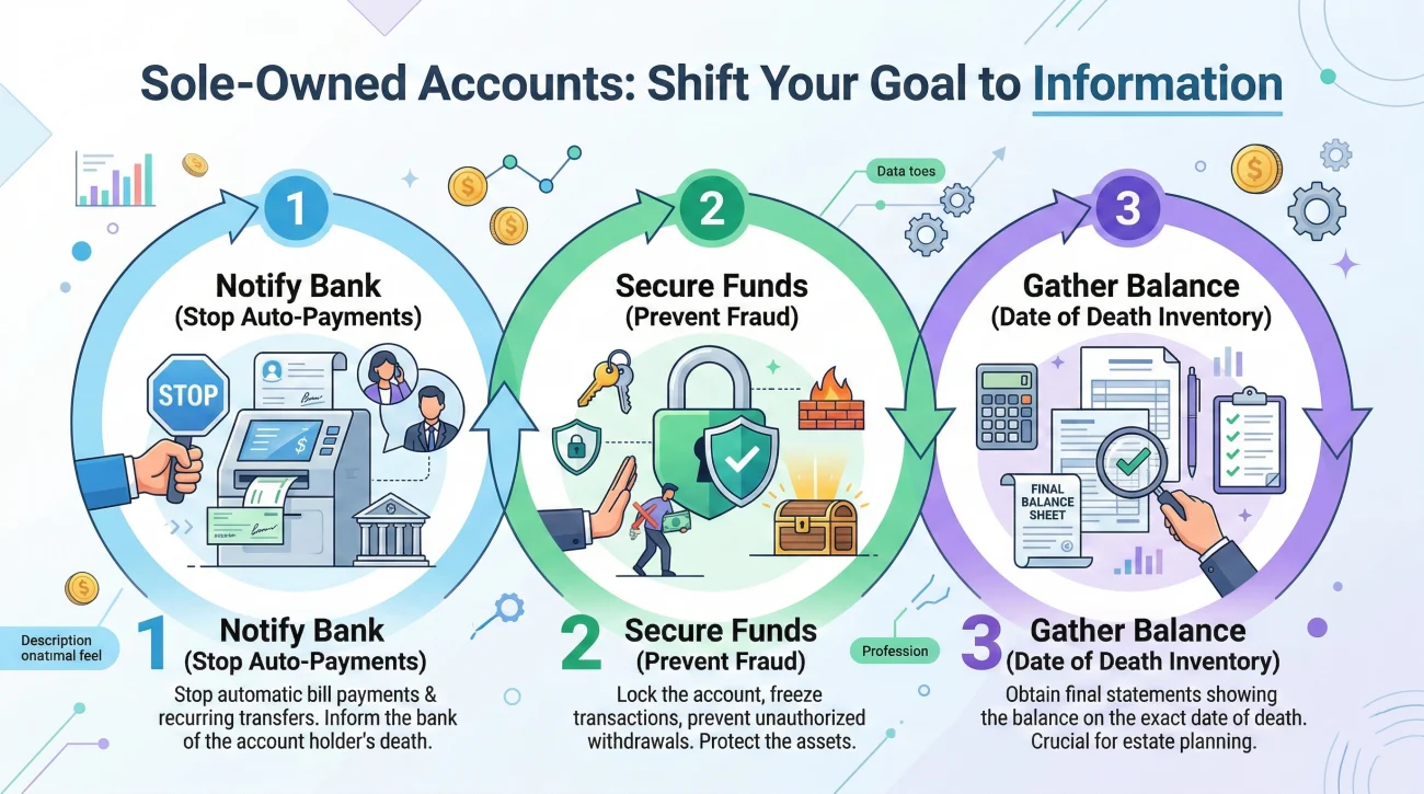 Sole Owned Account Pre Probate Action Plan