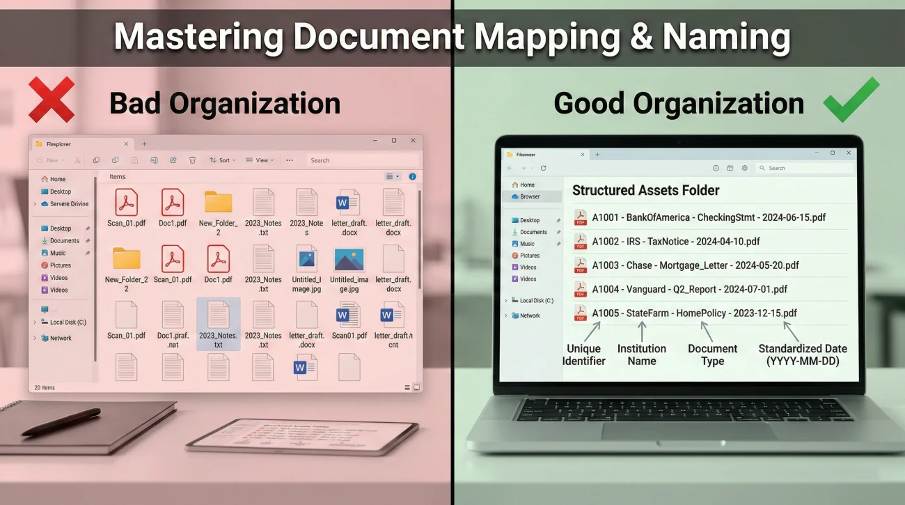 Standardized File Naming Convention For Estate Documents