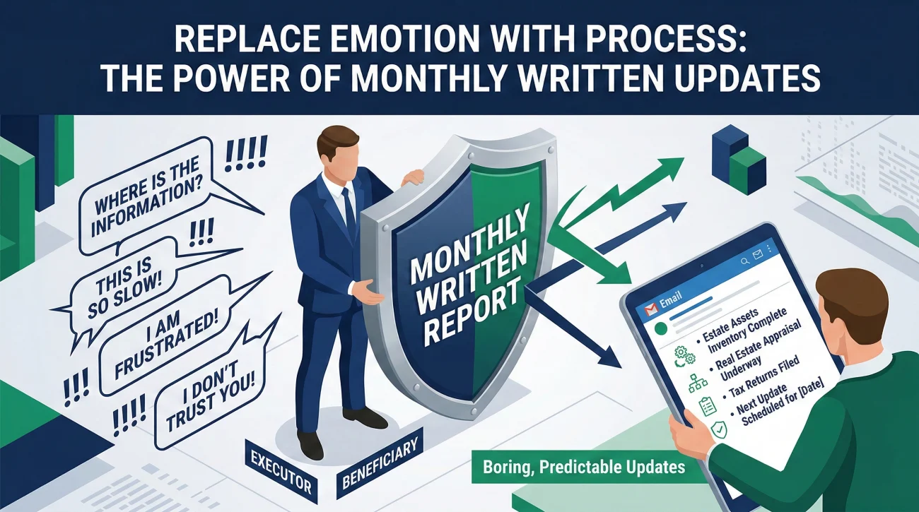 Structured Written Update System For Executors