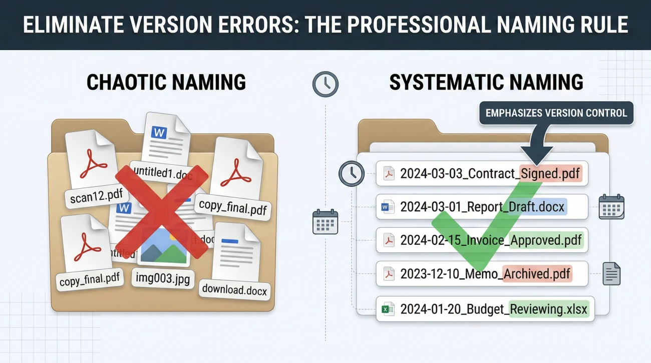 Systematic File Naming Convention For Estate Documents