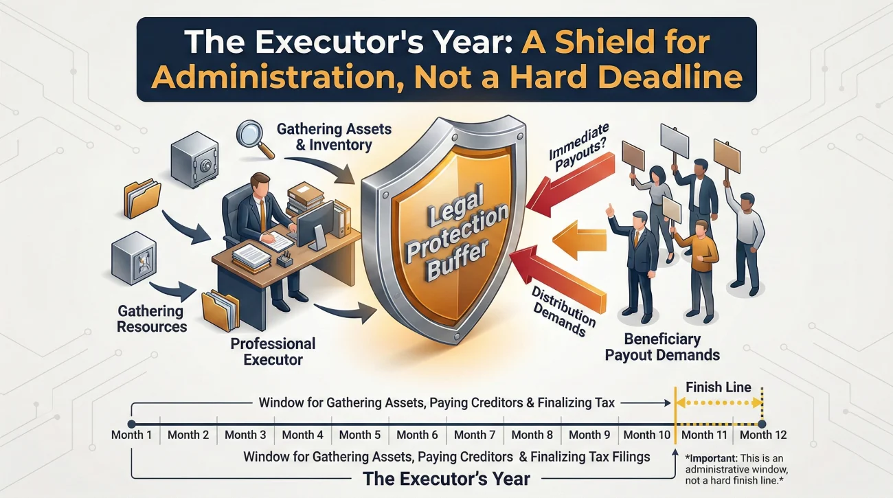 The Executors Year Shield Vs Deadline Concept