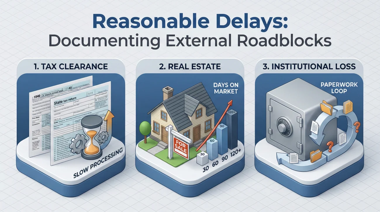 Three Reasonable Causes For Estate Delays