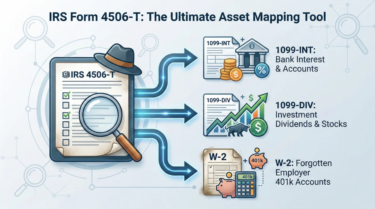 Using IRS Wage And Income Transcripts To Find Assets
