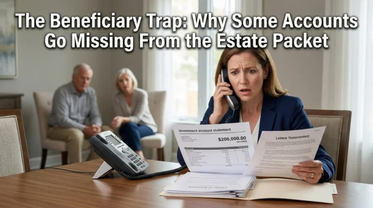 The Beneficiary Trap: Why Some Accounts Go Missing From the Estate Packet