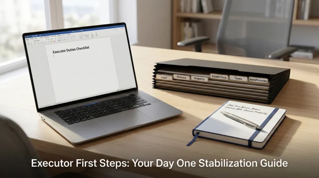 Executor First Steps Checklist