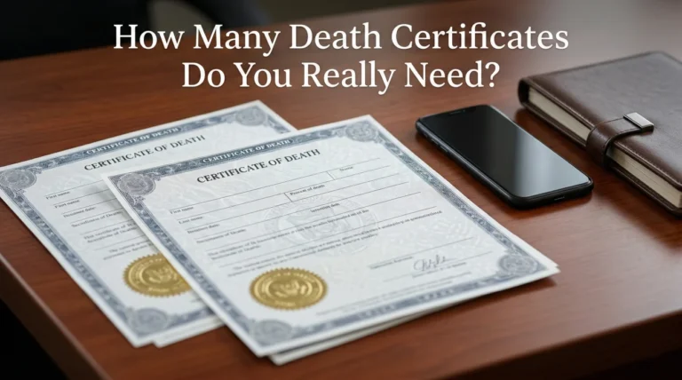 How Many Death Certificates Do You Need: A Practical Rule of Thumb