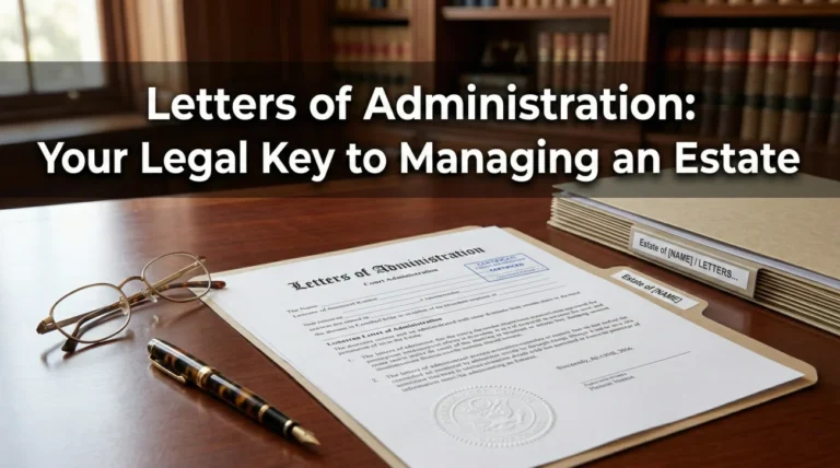 Letters of Administration: What the Document Proves and How It Gets Used