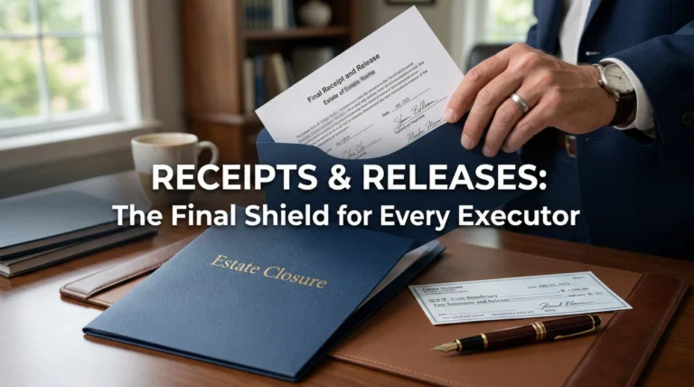 Receipts and Releases: Why Executors Collect Them Before Closing