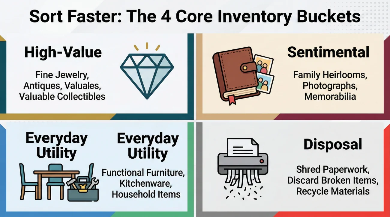 Categorizing Estate Personal Property For Efficiency