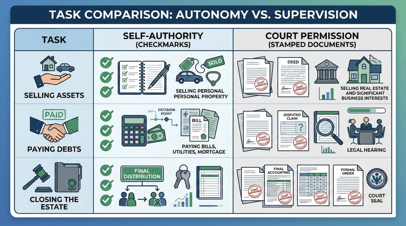 Comparison Of Informal And Formal Administrative Tasks