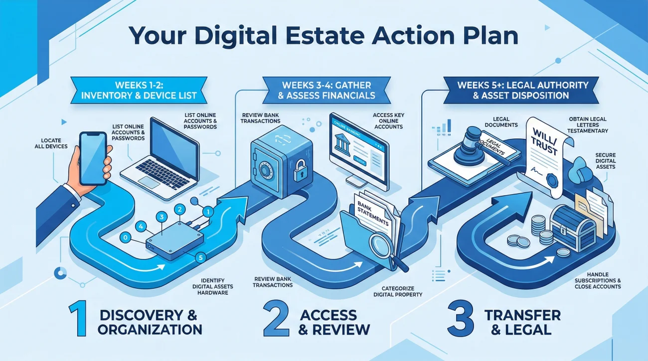 Digital Estate Management Timeline