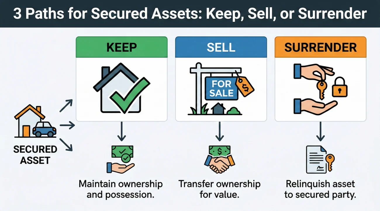 Executor Options For Secured Estate Property