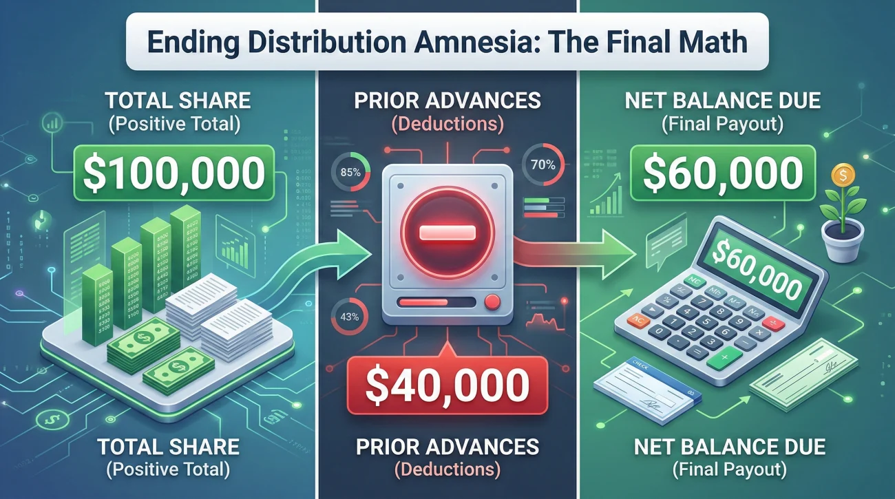 Final Estate Accounting With Prior Advances