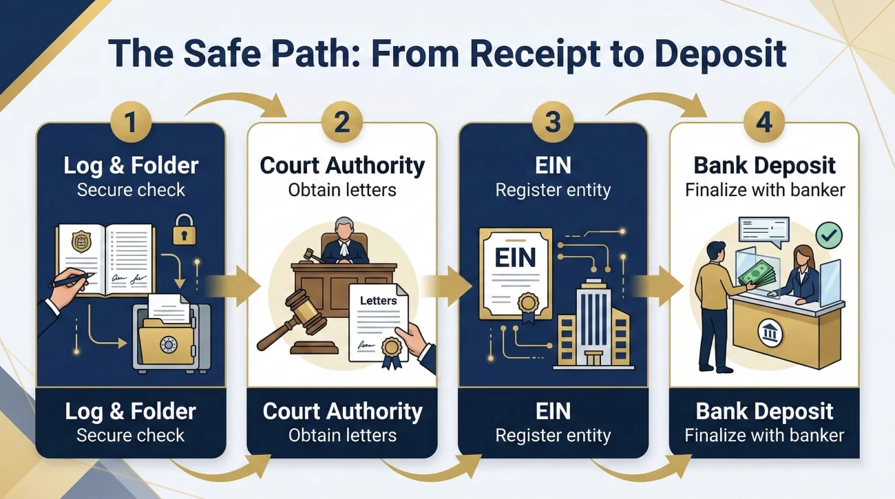 Linear Workflow For Processing Estate Refund Checks