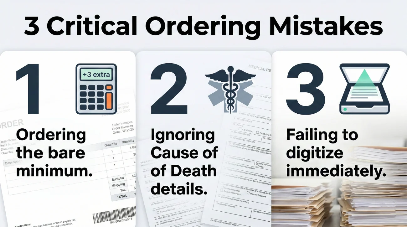 Mistakes To Avoid When Requesting Death Certificates