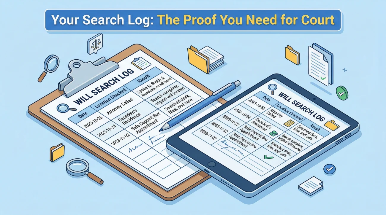 Professional Will Search Log And Documentation Example