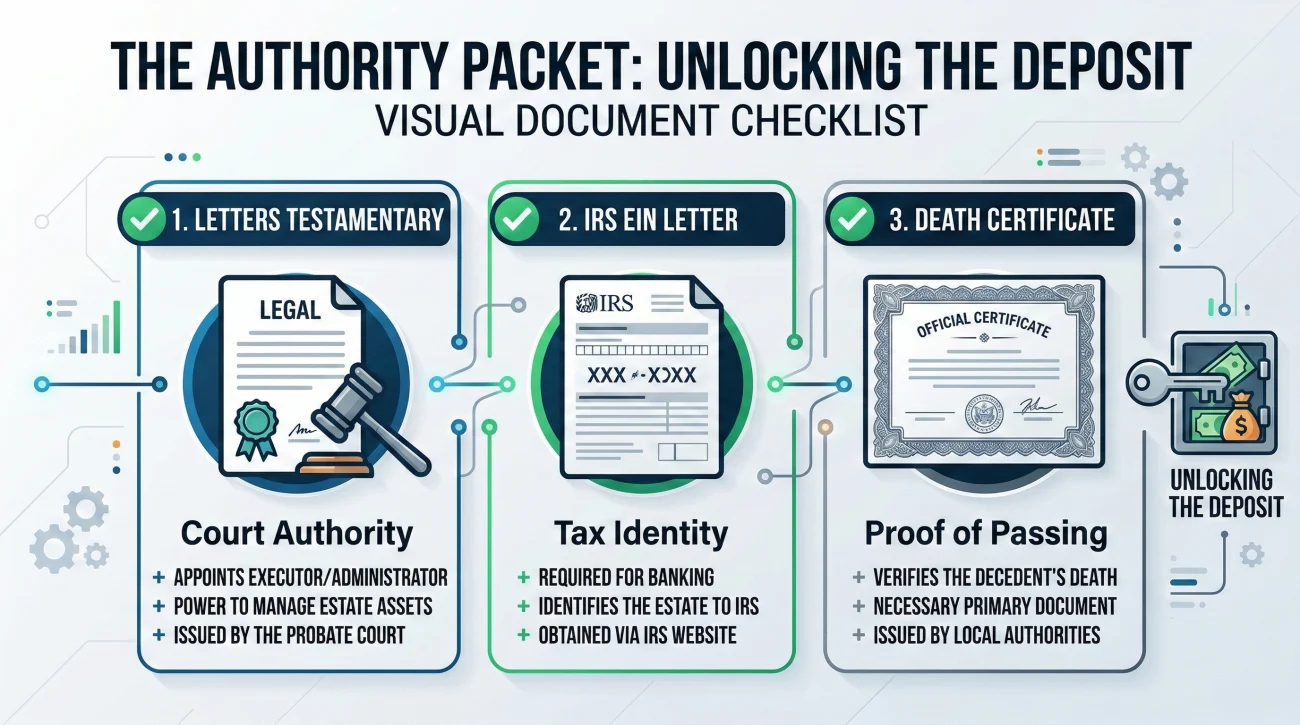 Required Documents For Estate Account Check Deposit