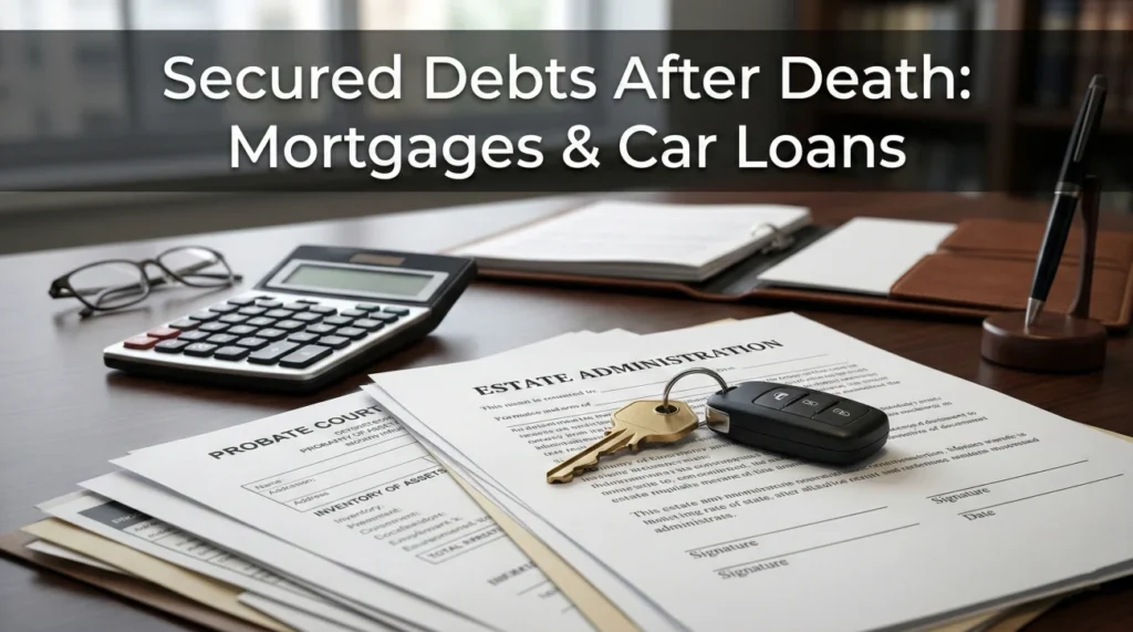 Secured Debts After Death - Mortgages And Car Loans