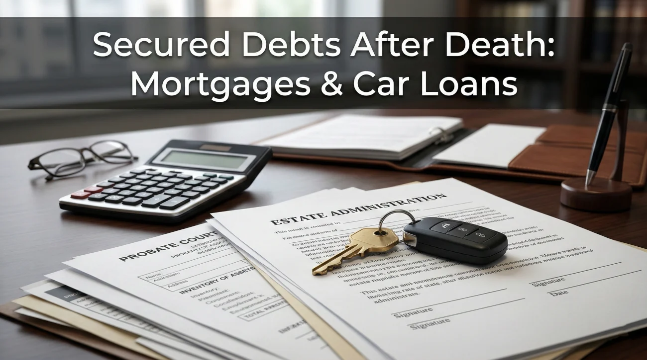 Secured Debts After Death - Mortgages And Car Loans