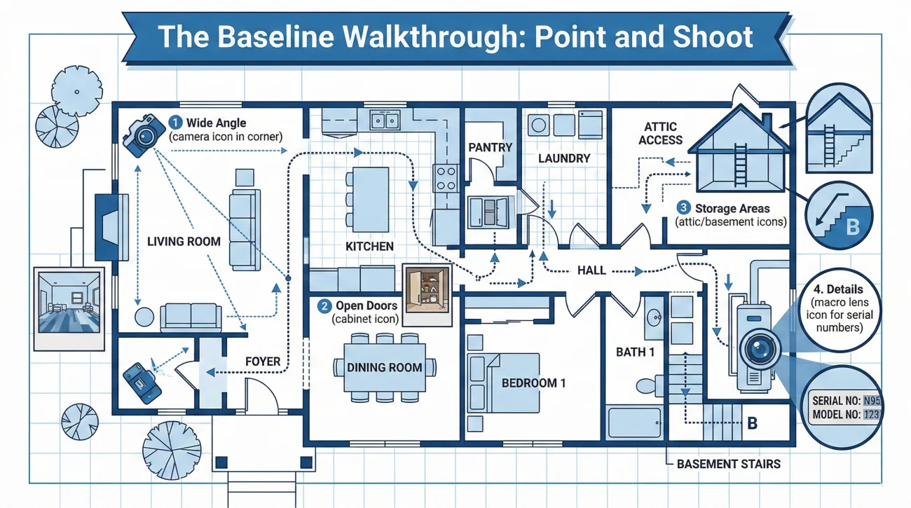 Systematic Room By Room Photographic Inventory Process