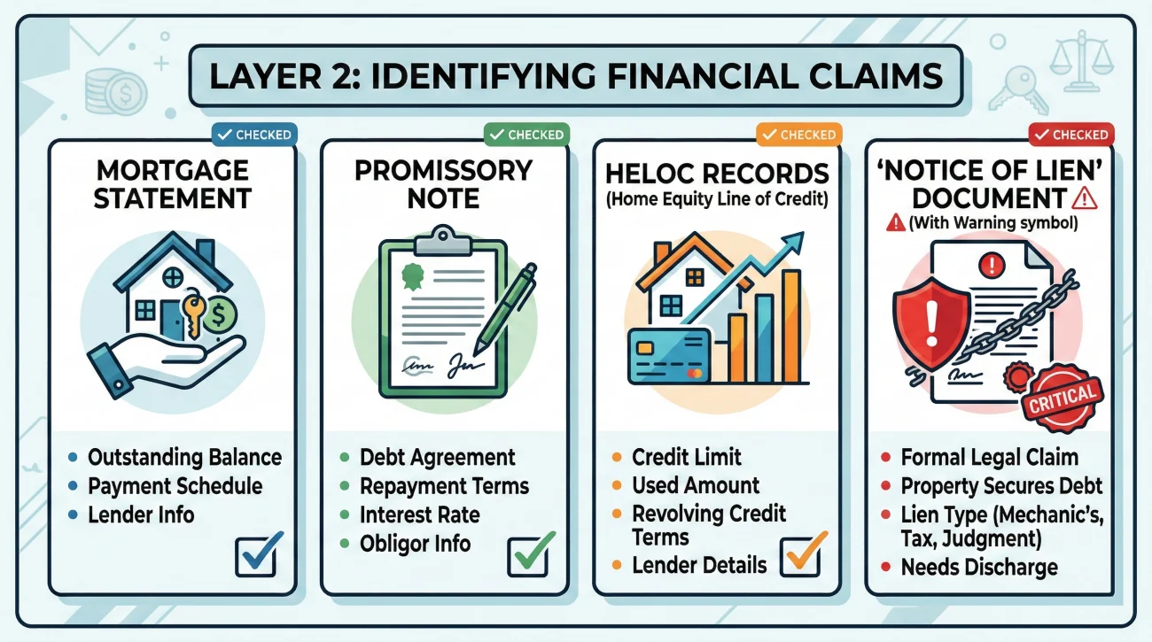 Tracking Mortgage Obligations And Property Liens