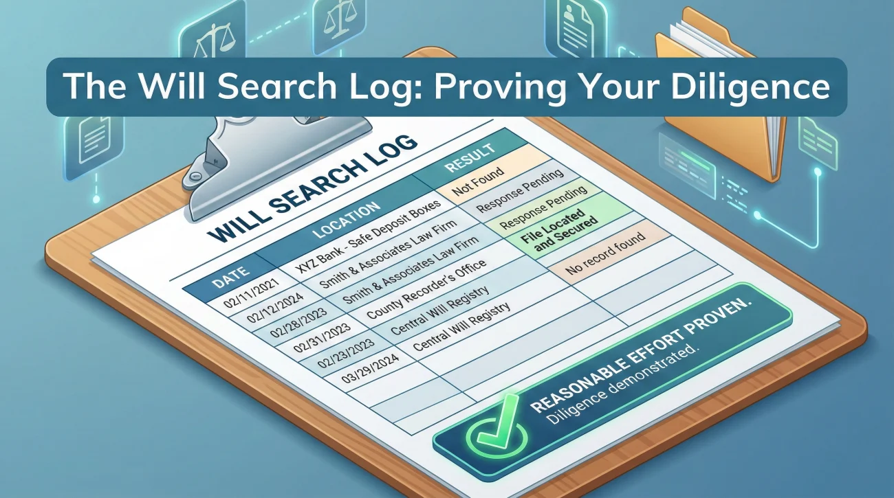 Will Search Log And Documentation Example