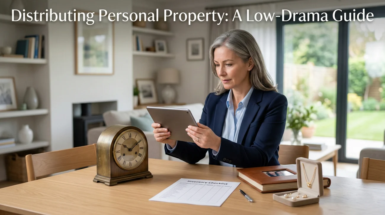 Distributing Personal Property As Executor