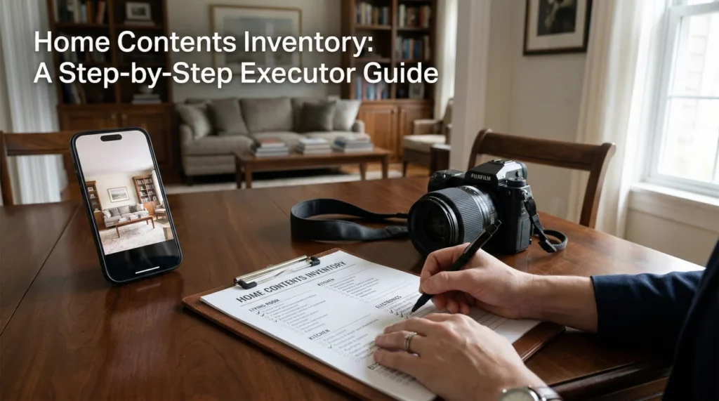 Home Contents Inventory Checklist