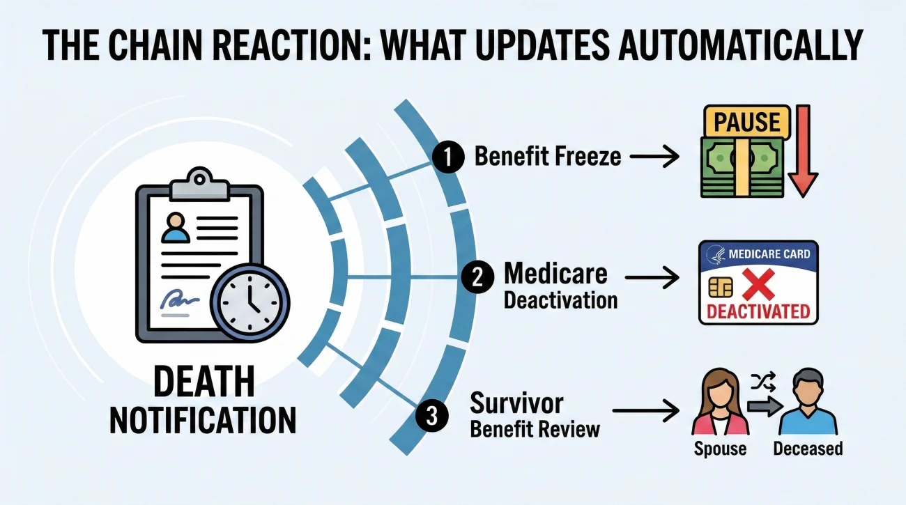 Automated Government System Updates Following Death Notification