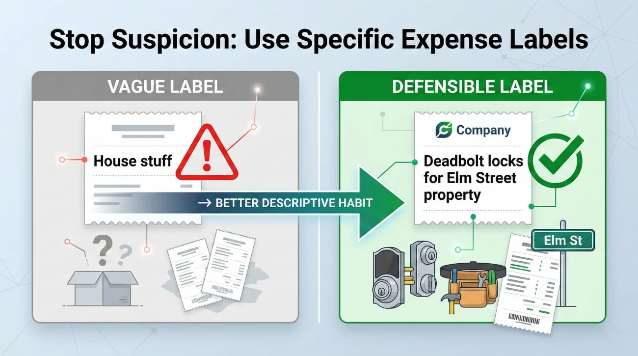 Comparison Of Vague And Defensible Expense Descriptions