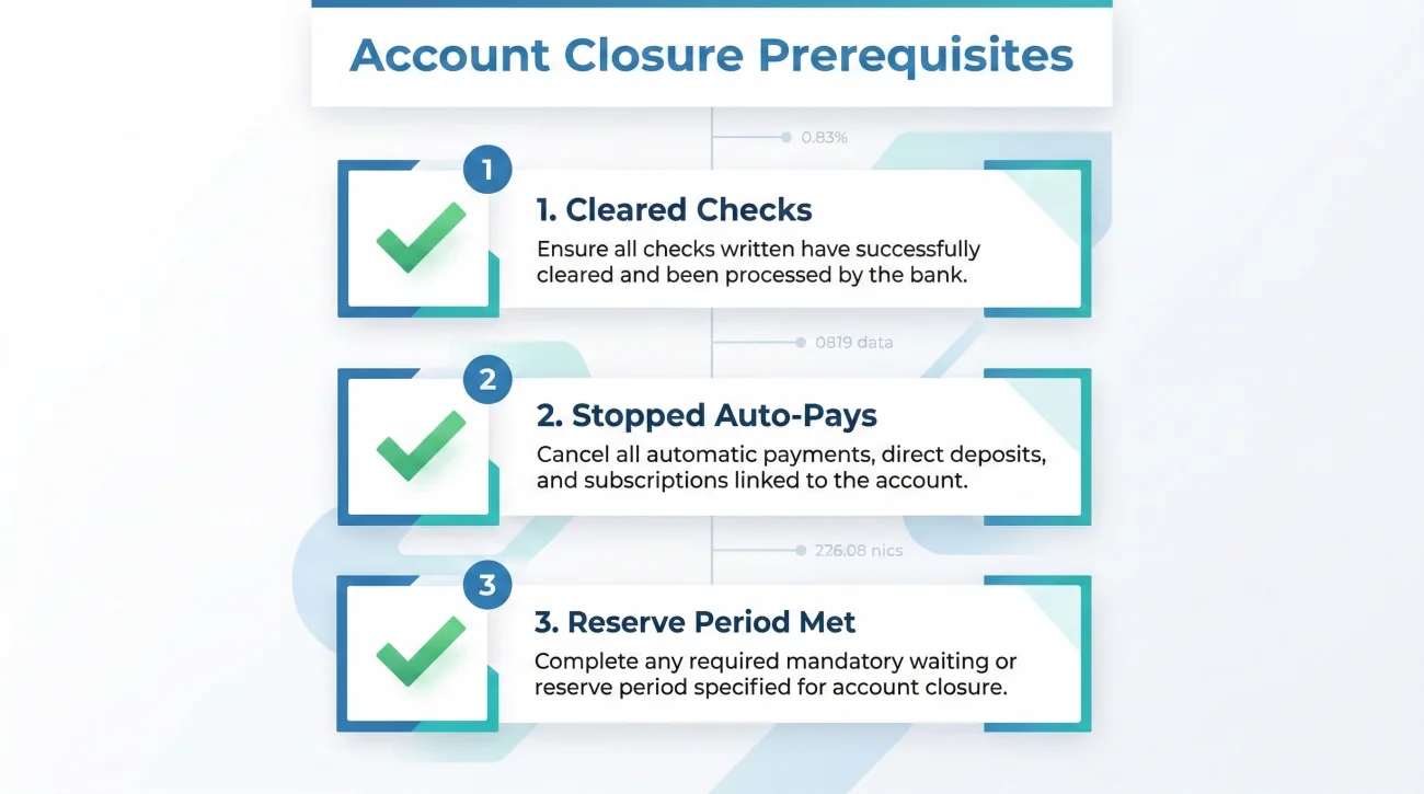 Essential Checklist Before Closing Estate Bank Account