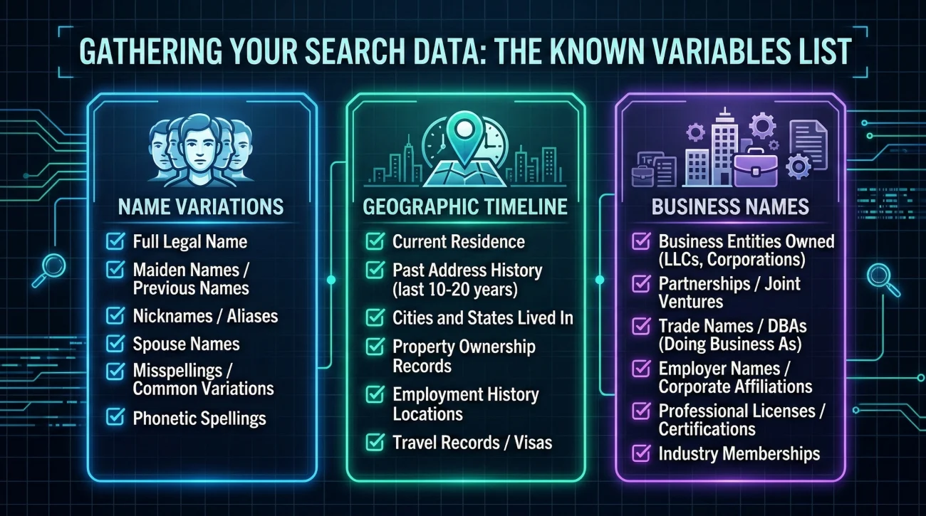 Essential Data Points For Property Search