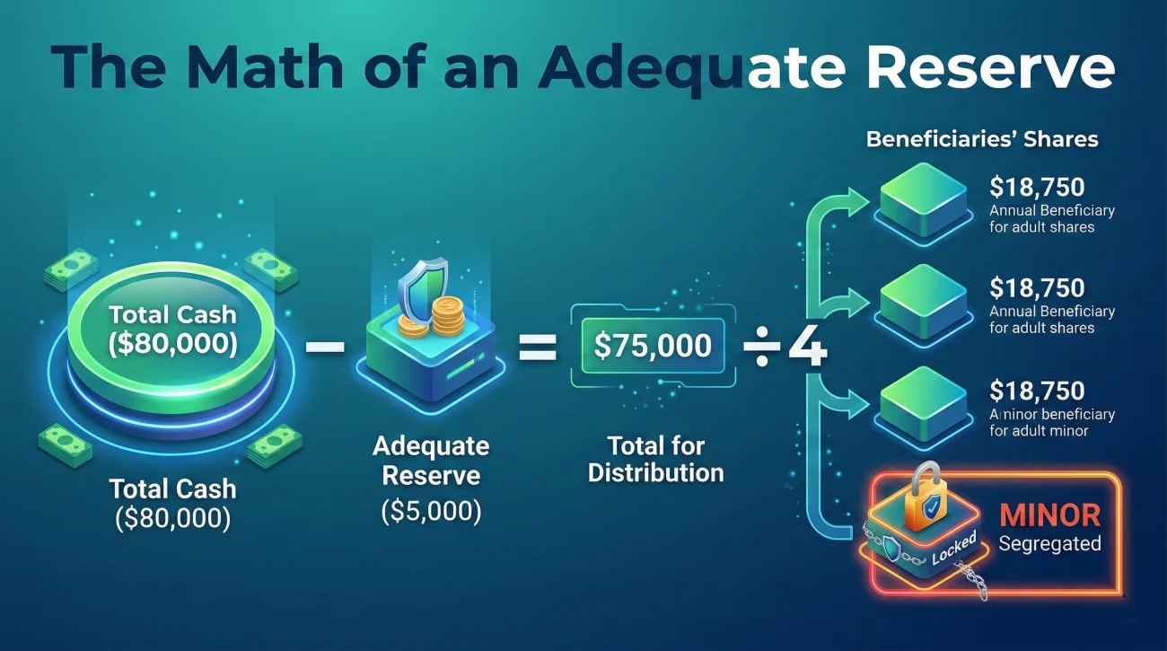 Estate Reserve And Distribution Calculation