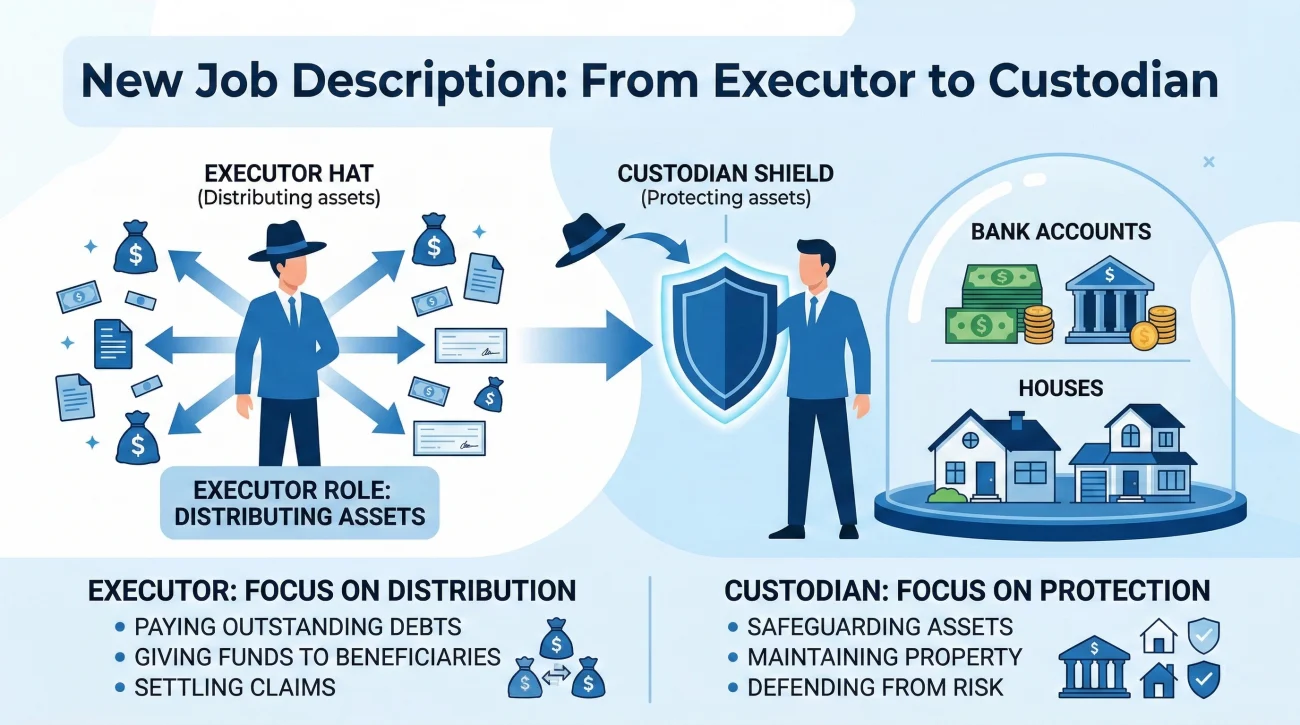 Executor Transition From Distribution To Custodial Role