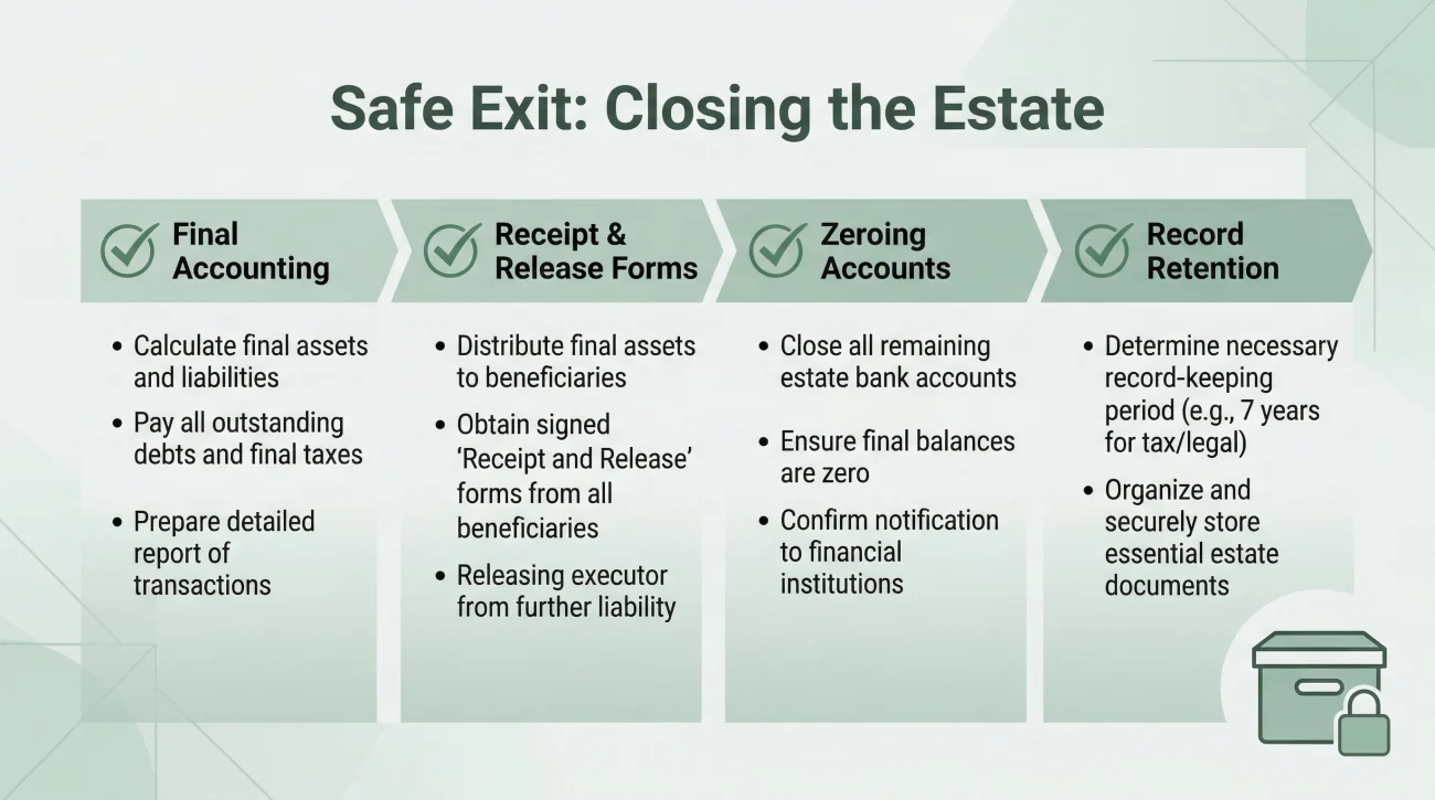 Final Estate Closing Steps
